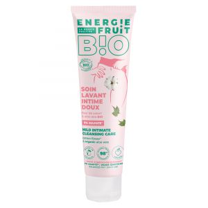 Énergie Fruit Intime Soin Lavant Sans Sulfate Fleur de Coton Certifie Bio Par Ecocert