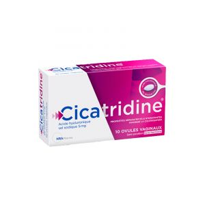 Cicatridine - 10 Ovules Vaginaux - Sécheresse Vaginale et Favorisant la Cicatrisation