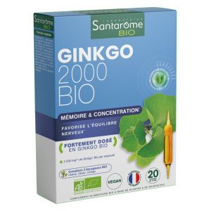 Santarome Ginkgo 2000 Bio 20 Unités