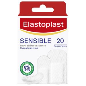 Elastoplast Sensible 20 Pansements - Couleur : Blanc
