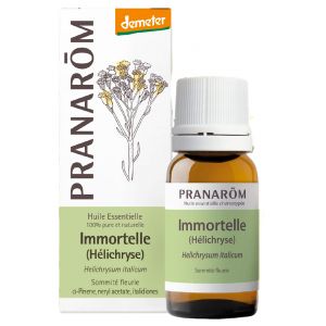 Pranar&ocirc;m Huile Essentielle Immortelle - Helichrysum Italicum - H&eacute;lichryse Italienne Sommit&eacute; Fleurie Hect 2 ml