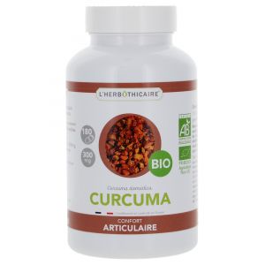 L'Herbôthicaire Poudre de Curcuma Bio 180 Gélules