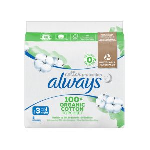 Always Nouveau - Serviettes Cotton Protection Night