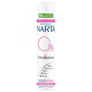Narta Protection 5 Déodorant Hypoallergénique 48H en Spray 200 ML