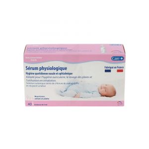 Care+ S&eacute;rum Physiologique Unidoses 40 x 5 ml