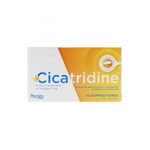 Cicatridine - 10 Suppositoires Favorisant la Cicatrisation à l'Acide Hyaluronique
