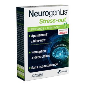 3C Pharma Neurogenius® Stress-Out 30 Gélules