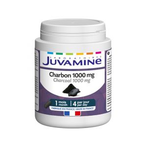 Juvamine Charbon 1000 mg 120 Gélules