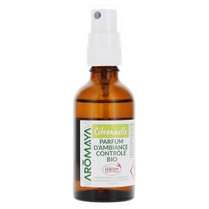 Aromaya Spray Citronnelle Parfum d'Ambiance Contrôlé 50 ml
