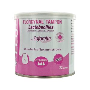 Saforelle Florgynal® Tampon - Boîte de 22 Tampons Eco Normal