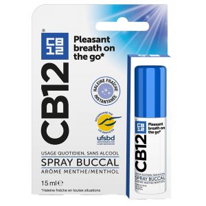CB12 Spray Buccal Sans Alcool Menthe 15 ml