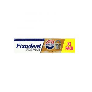 Fixodent Pro Plus Cr&egrave;me Adh&eacute;sive Fixation Forte Go&ucirc;t Neutre 57 Grammes