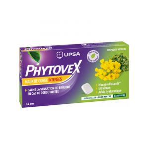 Upsa Phytovex Pastilles Maux de Gorge Intenses