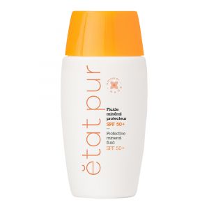 État Pur Fluide Solaire SPF 50+ 100% Minéral Ultra-Fluide et Conçu Pour Toute la Famille.