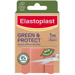 Elastoplast Green & Protect Tissu - Bandes à Découper 10 X 6 cm