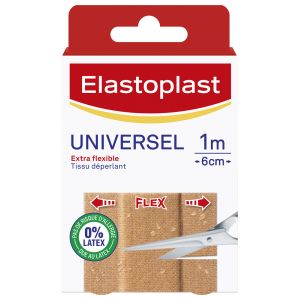 Elastoplast Pansements Universel Flexible 10 Bandes de 10 cm X 6 cm