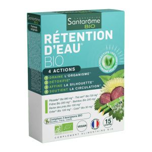 Santarome Bio Rétention d'Eau Bio - 4 Actions - 15 Comprimés