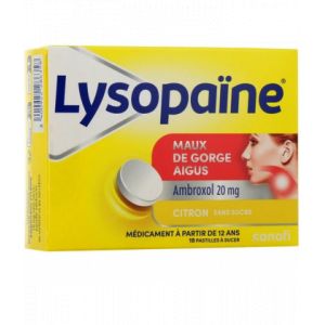 Lysopa&iuml;ne Ambroxol Citron x 18