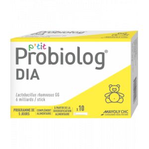 P'tit Probiolog Dia Sticks x 10 - Digestion - Transit - Pharmacie en ligne LaSante.net