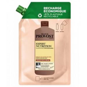 Franck Provost Expert Nutrition Shampoing Professionnel Cheveux Secs et Reches &Eacute;co-Recharge 500 ml