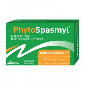 Phytospasmyl Confort Digestif Capsules x 60 - Digestion - Transit - Pharmacie en ligne LaSante.net