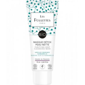 Les Poulettes Paris Masque D&eacute;tox Peau Nette Argiles Marines Bio 75 ml - Masques visage - Pharmacie en ligne LaSante.net