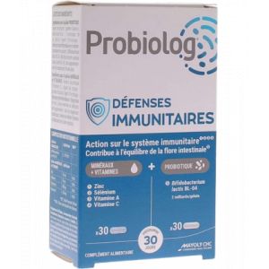 Probiolog D&eacute;fenses Immunitaires G&eacute;lules x 60 - D&eacute;fenses immunitaires - Pharmacie en ligne LaSante.net