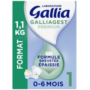 Gallia Gallagest Premium Lait en Poudre &Eacute;paissie 1er &acirc;ge 1,1 kg