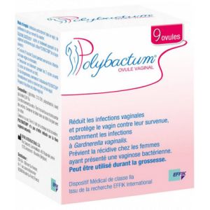 Polybactum Ovule Vaginal x 9 - Toilette et soins - Pharmacie en ligne LaSante.net