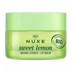 Nuxe Sweet Lemon Baume L&egrave;vres Bio 15 g - Soins L&egrave;vres - Pharmacie en ligne LaSante.net