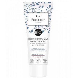Les Poulettes Paris Masque Exfoliant Perfecteur Argile Blanche Bio 75 ml - Masques visage - Pharmacie en ligne LaSante.net