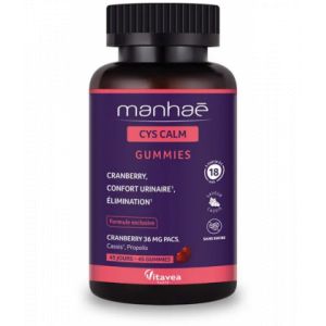 Manha&eacute; Cys Calm Gummies x 45 - Troubles f&eacute;minins - Pharmacie en ligne LaSante.net