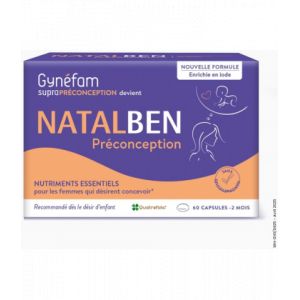 Effik Natalben Pr&eacute;conception Capsules x 60