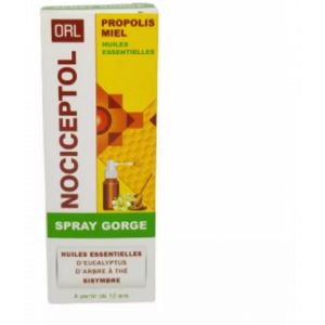 Nociceptol ORL Spray Gorge Propolis Miel 15 ml - ORL - Pharmacie en ligne LaSante.net