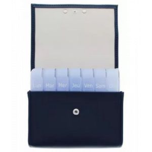 Pilbox Maxi Pilulier Semainier Marine