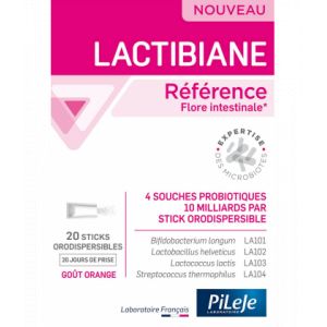 PiLeJE Lactibiane R&eacute;f&eacute;rence Sticks Orodispersibles x 20