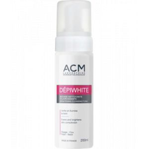Laboratoire ACM D&eacute;piwhite Mousse Nettoyante &Eacute;claircissante 200 ml - Nettoyants et d&eacute;maquillants - Pharmacie en ligne LaSante.net