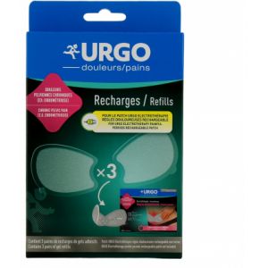 Urgo Patch &Eacute;lectroth&eacute;rapie R&egrave;gles Douloureuses Recharges x 3 - Douleurs de r&egrave;gles et SPM - Pharmacie en ligne LaSante.net