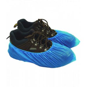 MP Hygi&egrave;ne Couvre-chaussures Poly&eacute;thyl&egrave;ne Bleu x 100 - Equipement m&eacute;dical - Pharmacie en ligne LaSante.net