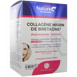 Nature Attitude Collag&egrave;ne Marin de Bretagne Peau Sublim&eacute;e Anti-&Acirc;ge 300 g - Cheveux, peau, ongles - Pharmacie en ligne LaSante.net