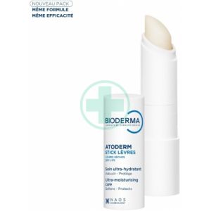 Bioderma Atoderm Stick L&egrave;vres Ultra-Hydratant 4 g - Soins L&egrave;vres - Pharmacie en ligne LaSante.net