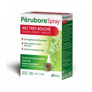 P&eacute;rubore Spray Nez Tr&egrave;s Bouch&eacute; 30 ml - Nez - Pharmacie en ligne LaSante.net