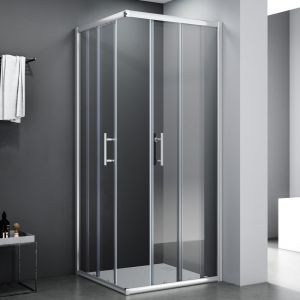 Cabine de douche acc&egrave;s d'angle 70-120cm Hauteur 185cm/195cm