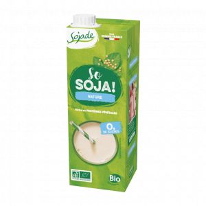 Boisson végétale à base de soja nature 1 litre Sojade BIO
