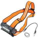 Lampe frontale LED AceBeam H35 max. 2600 lumens, avec batterie, avec lumi&egrave;re rouge