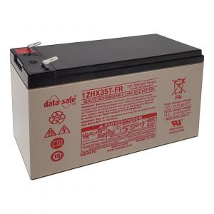 EnerSys Hawker DataSafe 12HX35 12 V 7 000 mAh 151 mm x 65 mm x 100 mm Contacts rapides 6,3 mm