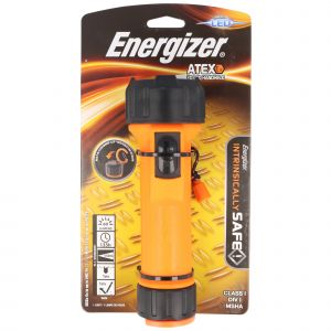 Energizer 2D ATEX - Lampe de poche - LED - Lumi&egrave;re blanche - Noir, Orange de s&eacute;curit&eacute;