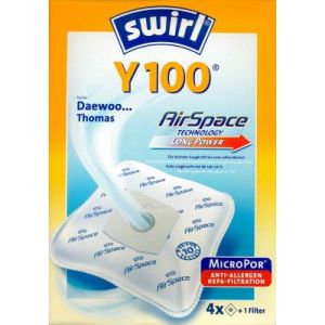 Sac aspirateur Swirl Y100 MicroPor Plus pour aspirateurs Daewoo