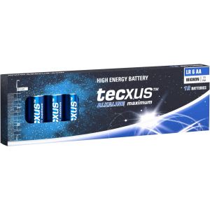 Tecxus LR6/AA (Mignon) - pile alcaline au manganèse (alcaline), 1,5 V