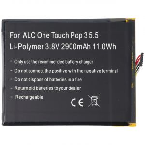 Batterie compatible pour Alcatel One Touch Pop 3 5.5, OT-5025, TLp029A1, CAC2910008C1